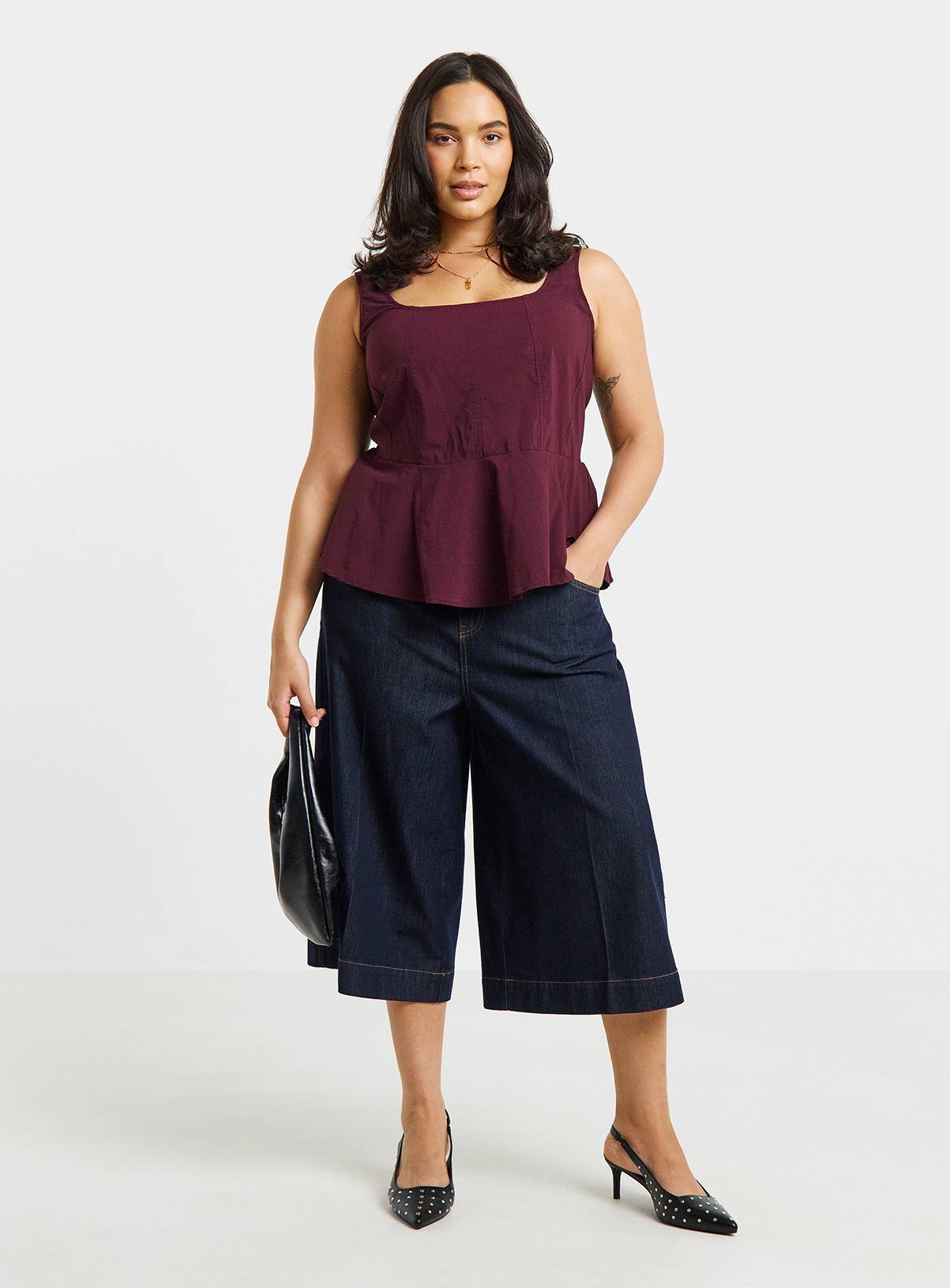 SIMPLY BE Corset Detail Top 18 - Image 3